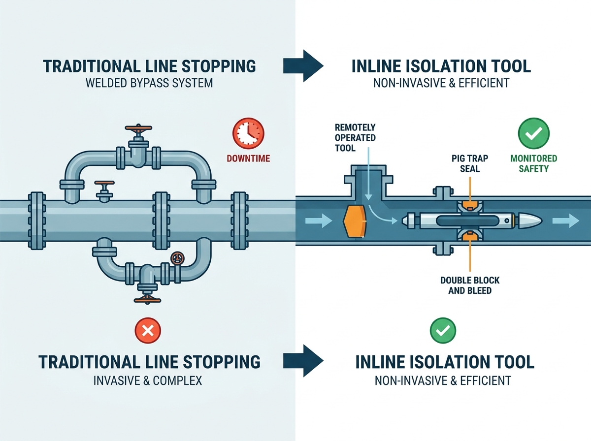 Inline Isolation Tool Deployment